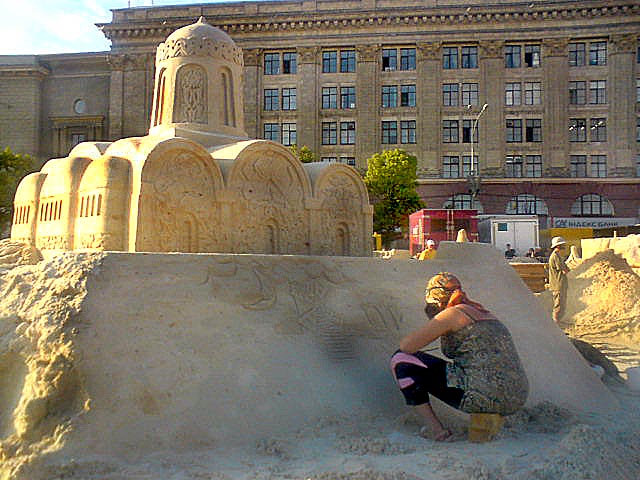 Фоторепортаж - Песочный город в Харькове