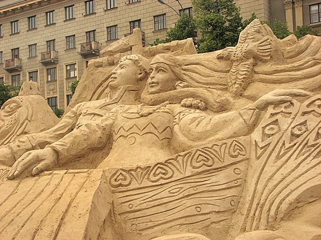 Фоторепортаж - Песочный город в Харькове - 2008
